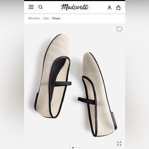 Madewell Greta Ballet Flat in Mesh